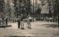 Girl Scout Camp Camp Tautona, Barton Flats Angelus Oaks, CA Postcard Postcard 