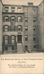 The Roosevelt House, 28th East Twentieth Street Postcard