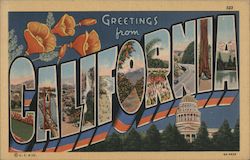 Greetings from California C.T. & CO. Postcard Postcard Postcard