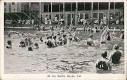 At the Baths Postcard