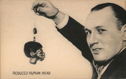 Reduced Human Head Postcard