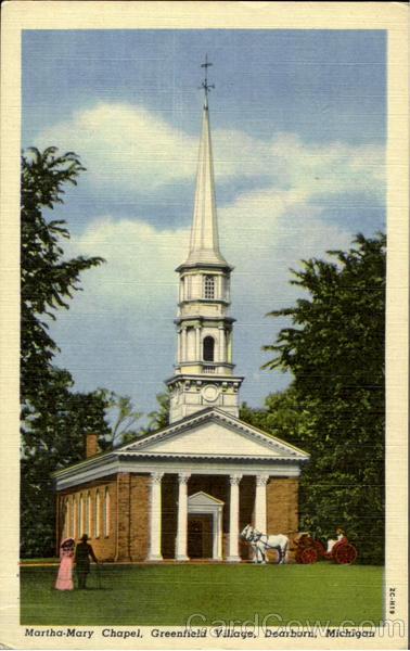 Martha-Mary Chapel, Greenfield Village Dearborn Michigan
