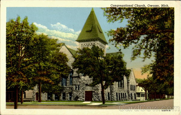 Congregational church Owosso Michigan