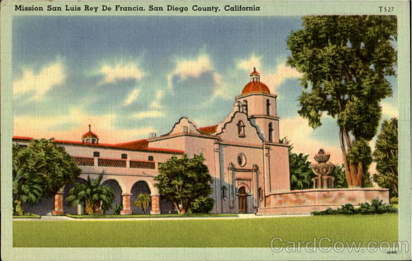 Mission San Luis Rey De Francia Oceanside California