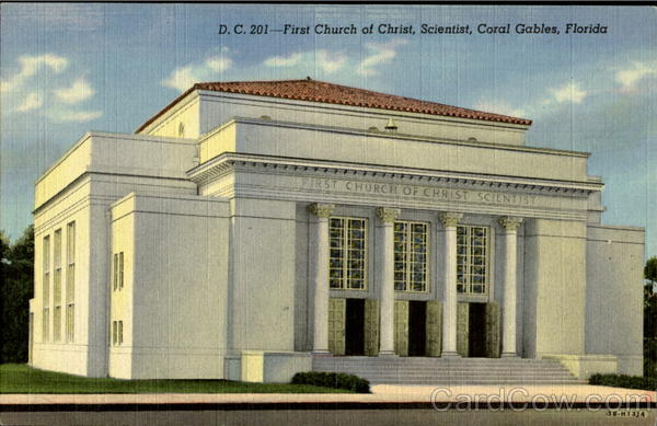 First Church Of Christ Scientist Coral Gables Florida