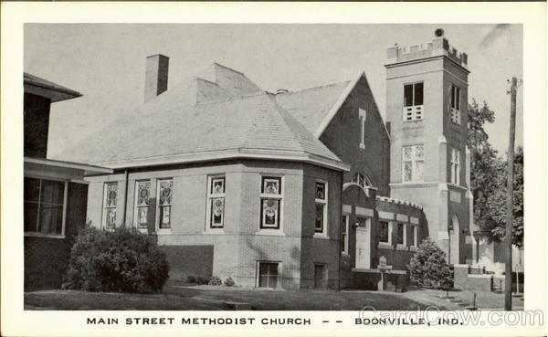 Main street Methodist Church Boonville Indiana