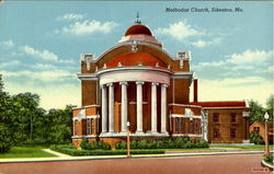 Methodist Charch Sikeston, MO Postcard Postcard