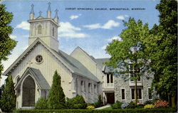 Christ Episcopal Church Springfield, MO Postcard Postcard