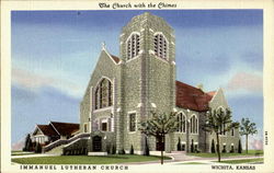 Immanuel lutheran church Wichita, KS Postcard Postcard
