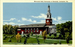 Memorial Hall,University of Kentucky Postcard