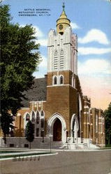 Settle Memorial Methodist Church Owensboro, KY Postcard Postcard