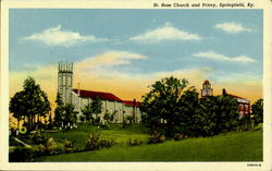 St. rose church and priory Postcard