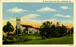 St. rose church and priory Springfield, KY Postcard Postcard