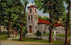 St.Joseph's Catholic Church Brooklyn, MI Postcard Postcard