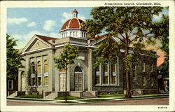 Presbyterian Church Clarksdale, MS Postcard Postcard