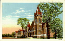 First Bapist Church Postcard