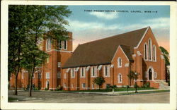 First Presbyterian Church Laurel, MI Postcard Postcard