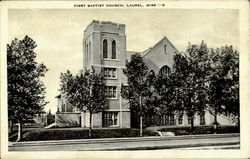 First Bapist Church Postcard