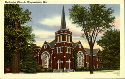 Methodist Church Waynesboro, GA Postcard Postcard