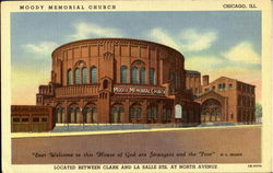 Moody Memorial Church Postcard