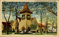 First Methodist Church La Grange, IL Postcard Postcard