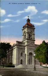 St. Patrick Catholic Church La Salle, IL Postcard Postcard