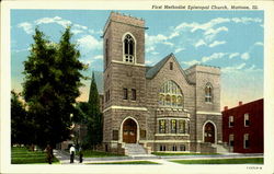 First Methodist Episcopal Church Mattoon, IL Postcard Postcard