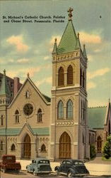 St. Micheael'S Catholic Church Pensacola, FL Postcard Postcard