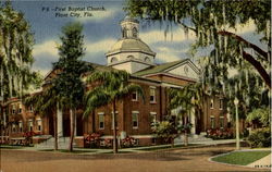 P 6 -First Baptist Church Plant City, FL Postcard Postcard