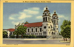 St. Mary's catholic Church Postcard