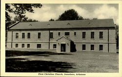 First Christian Church Jonesboro, AR Postcard Postcard