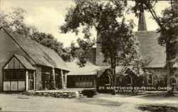 St. Matthew'S Episcopal Church Wilton, CT Postcard Postcard