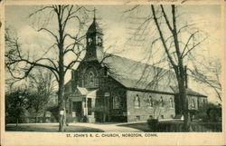 The John'S R.C. Church Noroton, CT Postcard Postcard