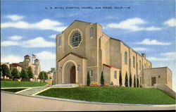 U.s.Naval Hospital Chapel Postcard
