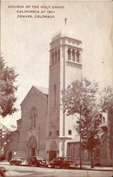 Church of the holy ghost California Denver, CO Postcard Postcard