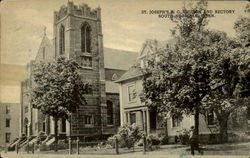 St. Joseph'S R. C. Church And Rectory Postcard