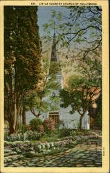 831 Little Country Church of Hollywood Los Angeles, CA Postcard 