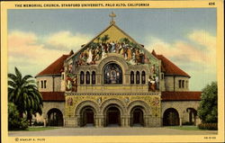 The Memorial Church, Stanford University Palo Alto, CA Postcard Postcard