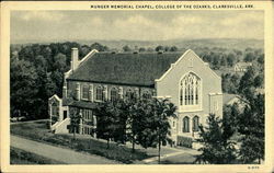 Munger Memorial Chapel, College Of The Ozarks Clarksville, AR Postcard Postcard