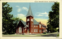 Central Methodist Church Postcard
