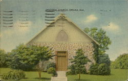 Episcopal Church Opelika, AL Postcard 