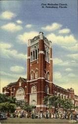 First Methodist Church Postcard