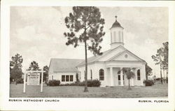 Ruskin Methodist Church Florida Postcard Postcard