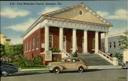 S-28-First Methodist Church Postcard