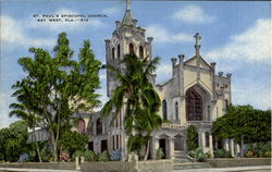 St. Paul's Episcopal Church Key West, FL Postcard Postcard