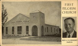 First Pilgrim Church Postcard