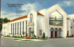 The Church Beautiful First Methodist Church Postcard