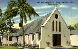 St. Paul'S Episcopal Church Delray Beach, FL Postcard Postcard
