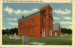 The Old Presbyterian Church And Cemetery Dover, DE Postcard Postcard