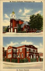 St. Peter'S Cathedral/St. Peter'S Convent Wilmington, DE Postcard Postcard
